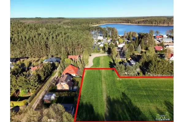 wolsztyński, Siedlec, Boruja, 6000 m² | 300 m od jeziora | pozwolenie na budowę