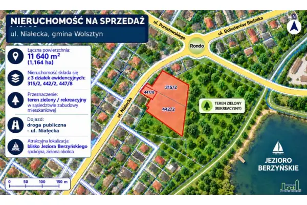 Wolsztyn, wolsztyński, Działka na sprzedaż