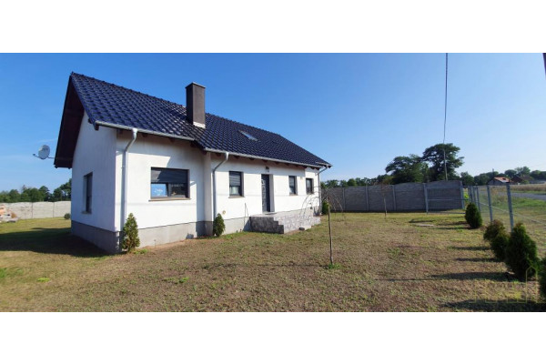 wielkopolskie, grodziski, Rakoniewice, Terespol, FUNKCJONALNY DOM NA ŁONIE NATURY