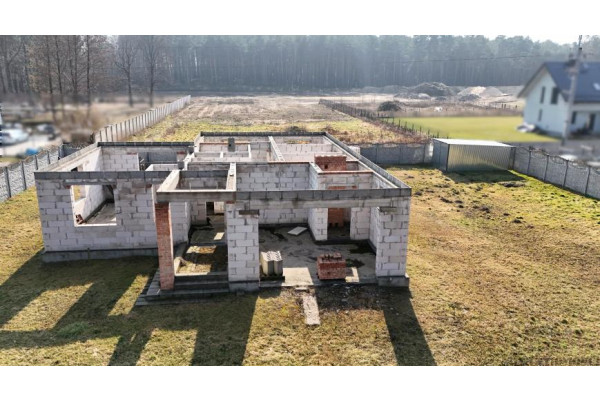 grodziski, Rakoniewice, Jabłonna, Wypoczynkowa, FUNKCJONALNY DOM PARTEROWY W BUDOWIE!